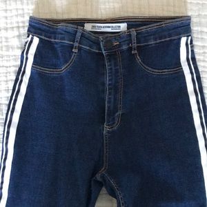 Zara Jeggings with White Strip Detail